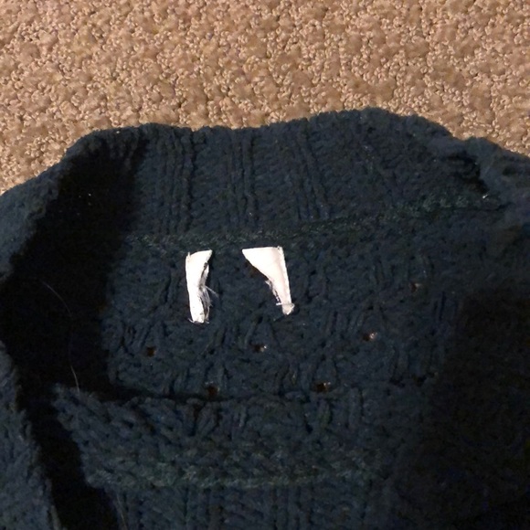 Dark Green Knit Sweater - Picture 7 of 8